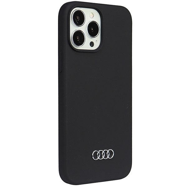 Audi Silicone Case iPhone 13 Pro Max 6.7" czarny/black hardcase